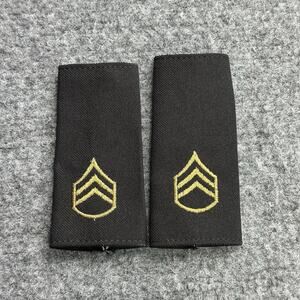 US Army Sergeant First Class Shoulder Mark Epaulet Large/Male (pair) Lot (2)